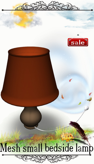 Mesh small bedside lamp (copy & modify) v. 7