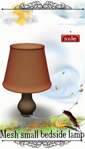 Mesh small bedside lamp (copy & modify) v. 11