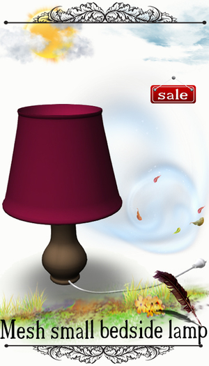 Mesh small bedside lamp (copy & modify) v. 10