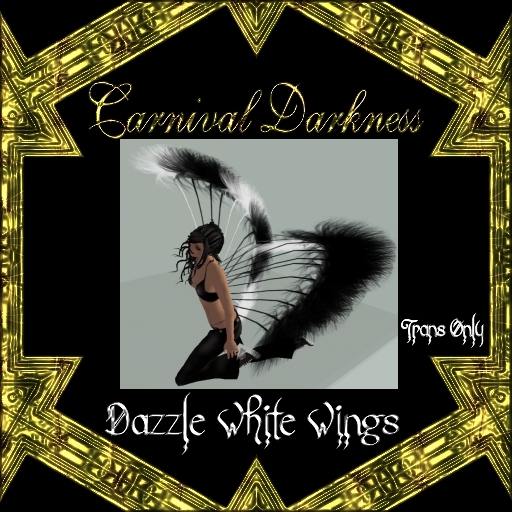 ~BLD~ Carnival Darkness, Dazzle White wings