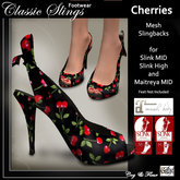 C&F Slink & Maitreya Slingbacks - Rockadolly Cherries