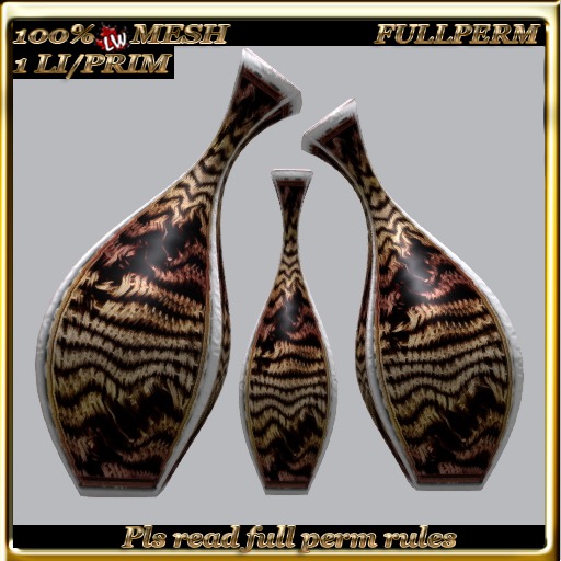 LW_ 3 Decorative Vases 8