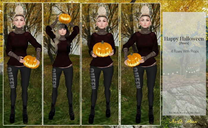 :North Moon: Happy Halloween Poses 