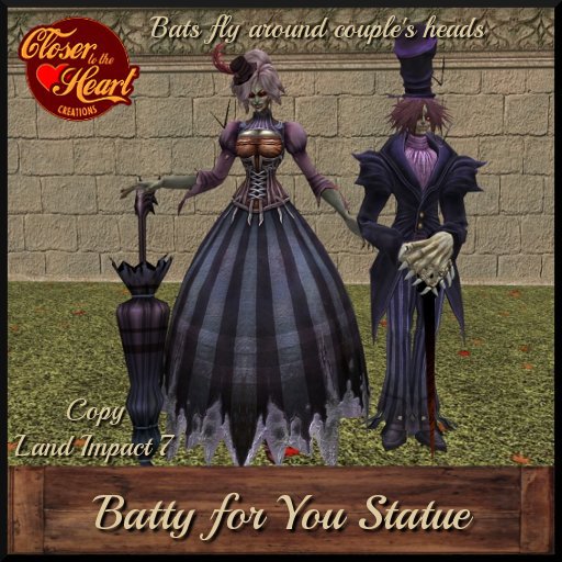 Batty for You Statue**