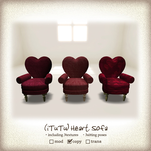 (iTuTu) Heart Sofa