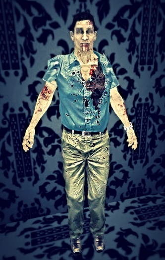 Zombie Dude Mesh Statue