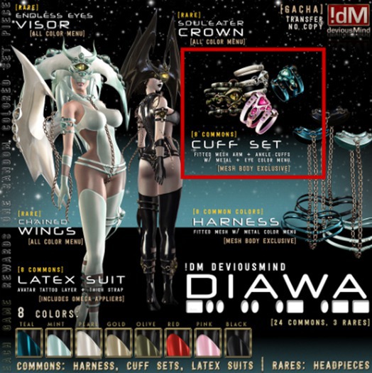 !dM Diawa - Cuffs **MINT** (LARA BOX)