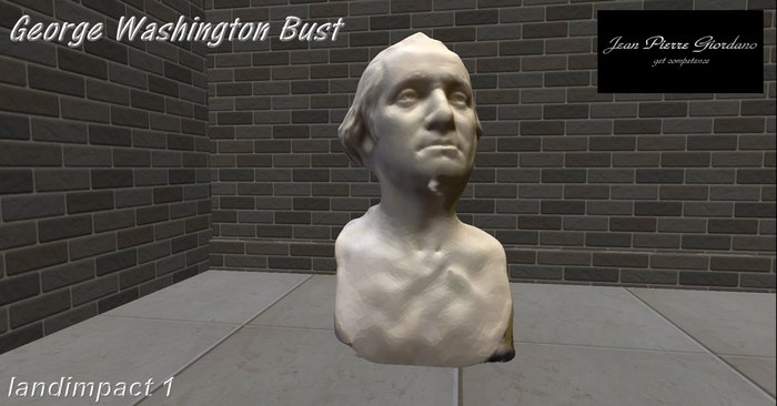 George Washington Bust mesh BOX