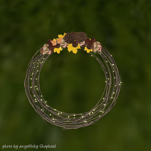 .:Bee designs:. Fall Cottage Gacha Wreath