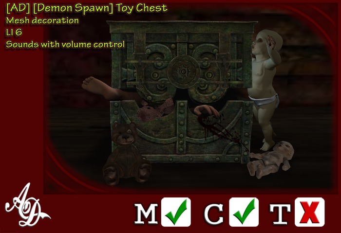 [AD] [Demon Spawn] Toy Chest BOXED