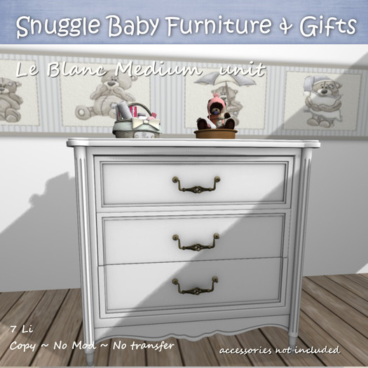 Le Blanc Medium  unit By Snuggle baby