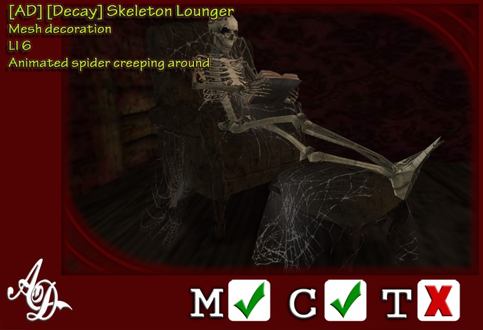 [AD] [Decay] Skeleton Lounger BOXED