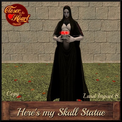 Here's My Skull Statue**