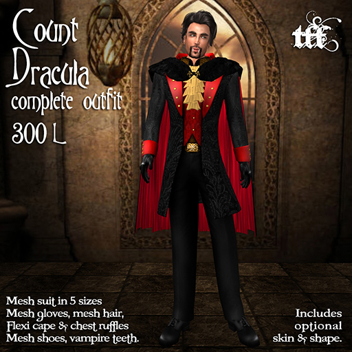 TFF Count Dracula - complete avatar with all shown
