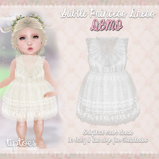 . tiptoes - Subtle Princess Dress DEMO