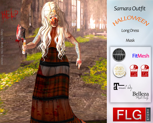 ::FLG Samara Outfit HALLOWEEN::
