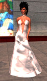 P084 VEEJA dress ghost