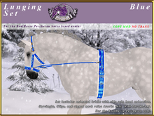*E* Lunging Set [BOXED] RH Percheron Blue