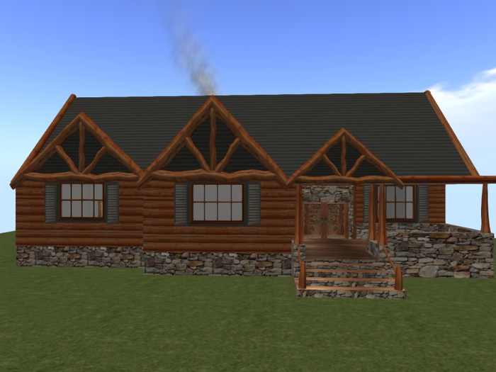 LOG CABIN 21 - 211 PRIMS W  / DOORS