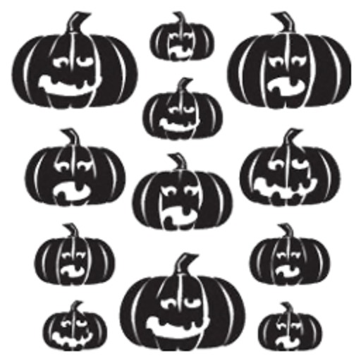 {Q-Essentials} Pumpkin Collage Wall Decal