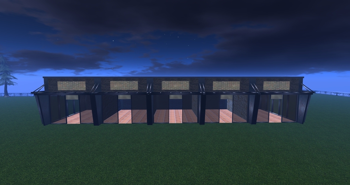 7 shops with Dumpster Bay (Boxed)