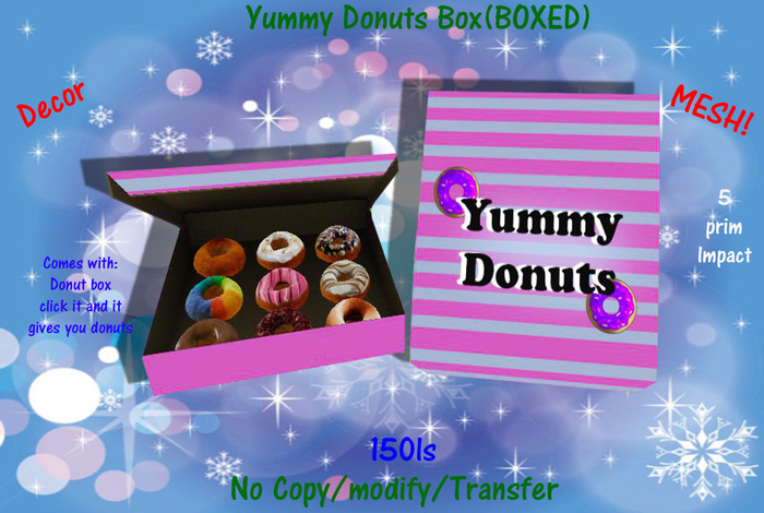 Yummy Donuts Box(BOXED)