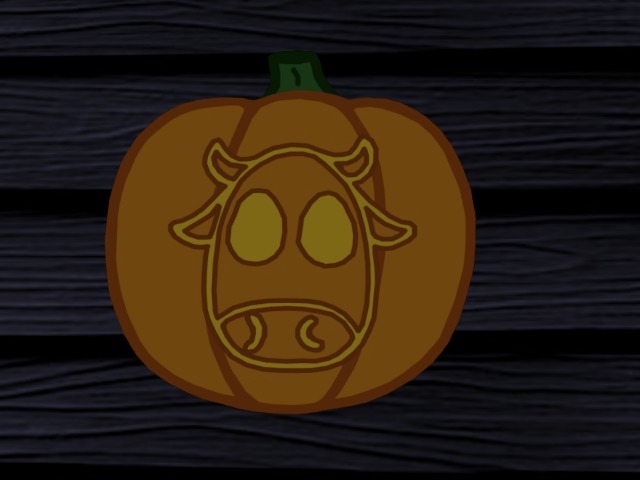 Cow Pumpkin