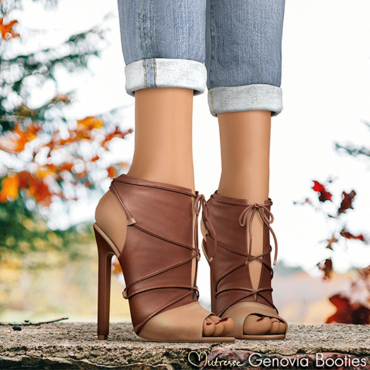 Mutresse - Genovia Booties - 20 Colors for Slink/Maitreya/Belleza