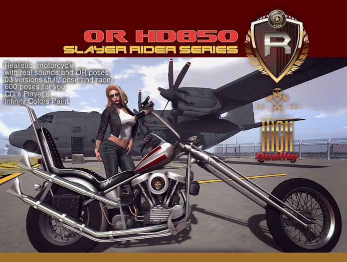 OR HD850 SLAYER RIDER SERIES (600 poses)