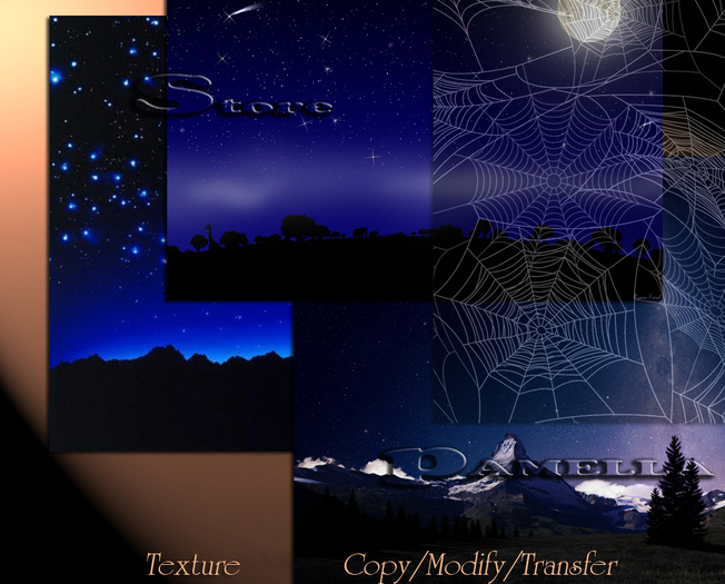 Textural backgrounds set for Halloween (BOX)