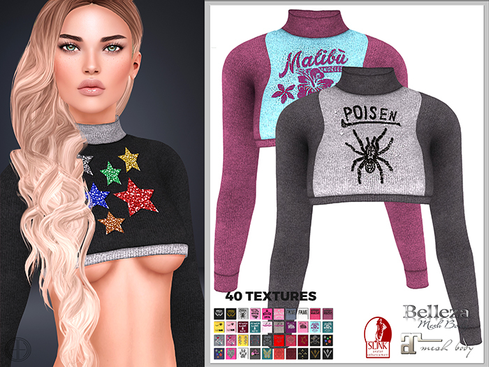 [hh] Piper Crop Top PRINTS PACK