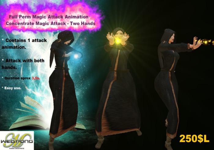 [M.W]Full Perm Magic Attack Animation Concentrate - Two hands