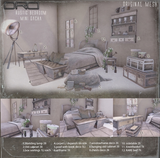 -DRD- 12.DRD- RB - Bed RARE