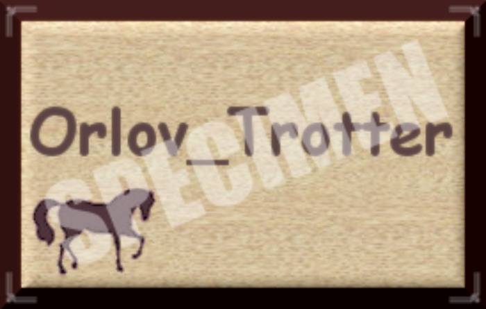 ORLOV TROTTER SIGN