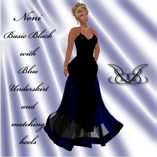 *JCD* Noni Basic Black/Sapphire bagged