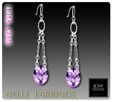 Second Life Marketplace - JCNY - NELLE, Hyper-Gems Earrings