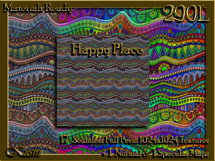 Happy Place Fabric Seamless Textures