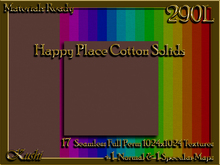 !Kushi! HappyPlaceCOTTON Textures -WEAR TO UNPACK