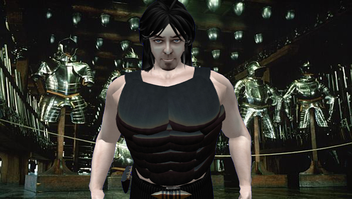 Blackened Steel Breast Plate V1.3