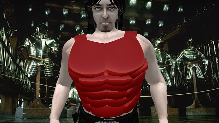 Reddened Steel Breast Plate V1.3
