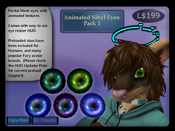 Sibyl Mesh Eyes, Pack 1