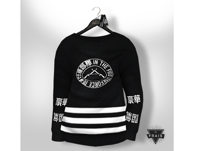 Frais //  Task Force Sweater Black