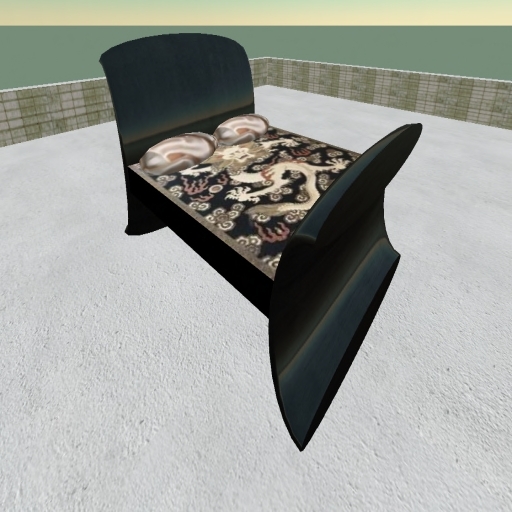 Rock's Asian Lacquer Cuddle Bed