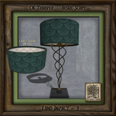 Swirls and Metal Lamp BL