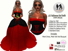 .:H.F Halloween Wedding Outfit Red