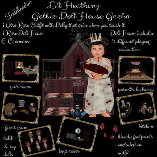 ~LH~Front Room Gothic Doll House