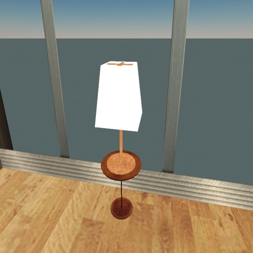 Rock's Brushed Copper Tapered Table Lamp