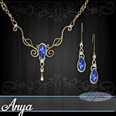 ::: Krystal ::: Anya - Jewelry Set - Gold - Heavenly