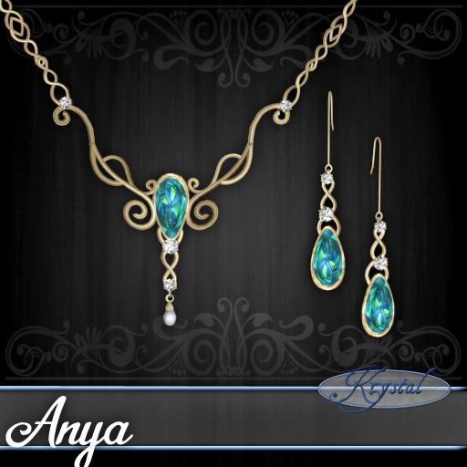 ::: Krystal ::: Anya - Jewelry Set - Gold - Zenith