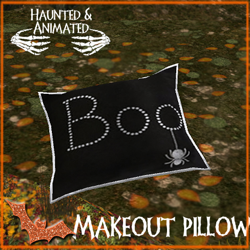Makeout Pillow Halloween Boo! Edition